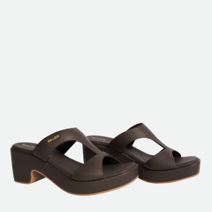 Caia Heeled slides