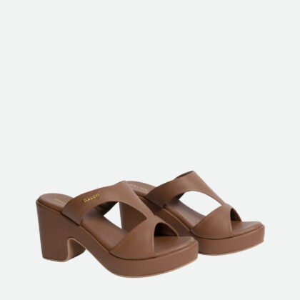 Caia Heeled slides