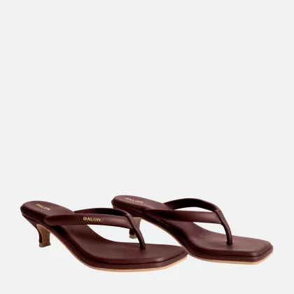 Sapphire Heeled slides